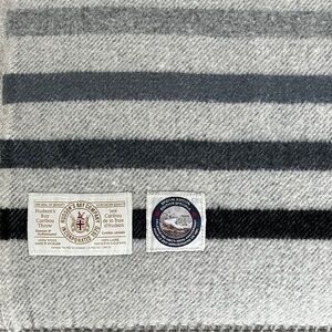 Hudson Bay Company 350th Anniversary Sterling 100% Wool Caribou Throw.